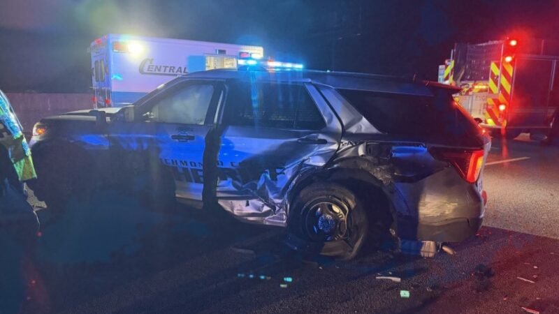 Deputy Ejected After Patrol Vehicle Struck on Bobby Jones Expressway; Suspect Arrested