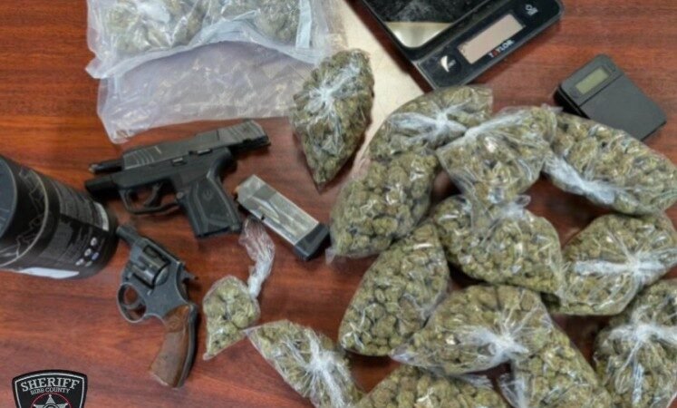 Convicted Felon Arrested After Guns Hidden in Ceiling, Marijuana Seized in Macon Raid