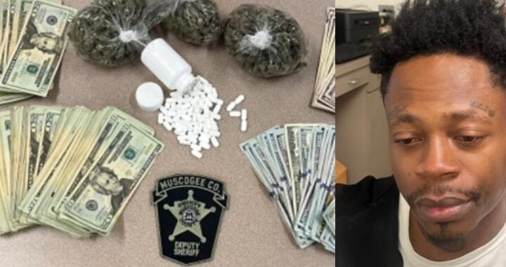 Traffic Stop in Muscogee County Leads to Drug Trafficking Arrest, Seizure of Pills and Cash