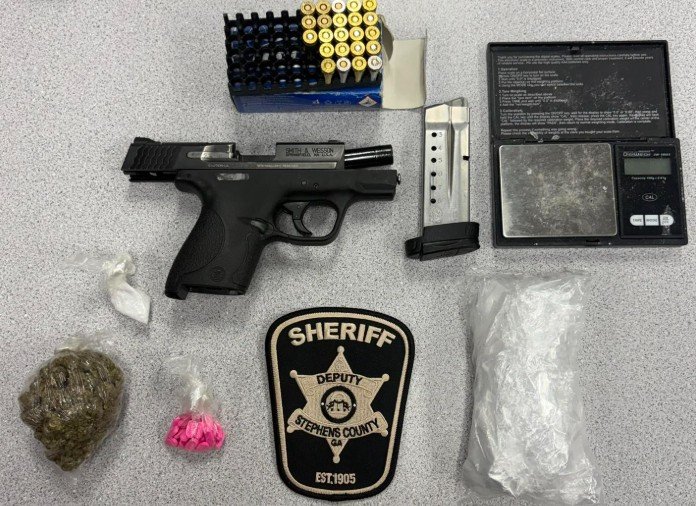 Toccoa Man Arrested After K-9 Drug Search Uncovers Meth, Marijuana, Gun and Ammunition
