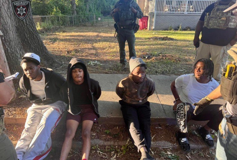 Four Arrested After Traffic Stop Leads to Drug, Weapon Charges in Bibb County