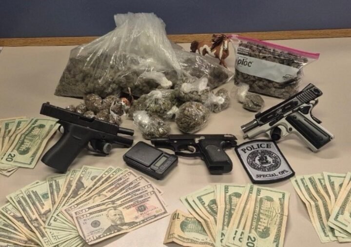 Two Arrested After Columbus Police Seize Marijuana, Firearms During Search Warrant