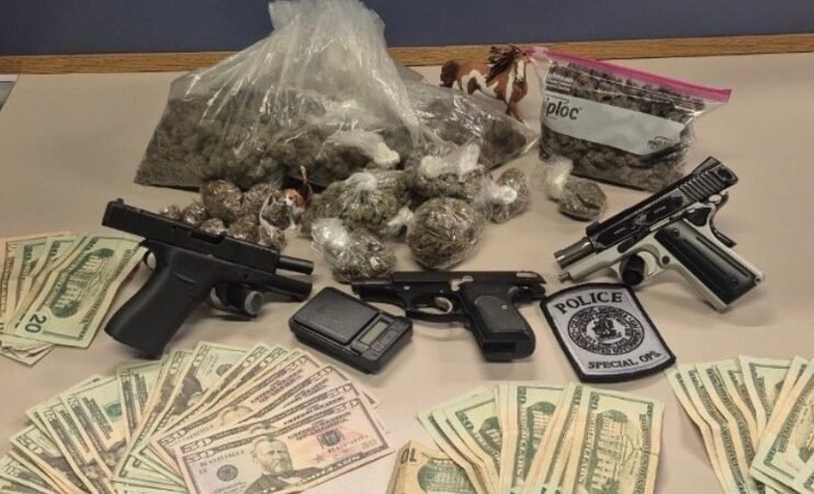 Two Arrested After Columbus Police Seize Marijuana, Firearms During Search Warrant