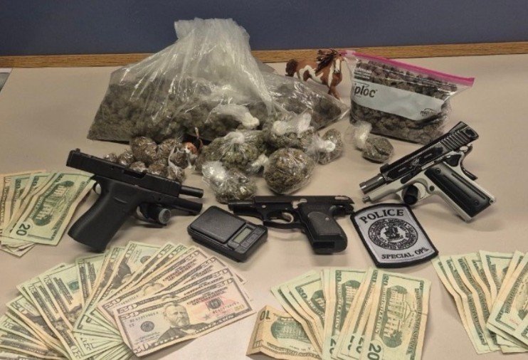 Two Arrested After Columbus Police Seize Marijuana, Firearms During Search Warrant