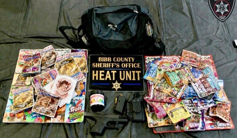 Macon Man Arrested After Foot Chase, Deputies Recover Drugs and Loaded Handgun