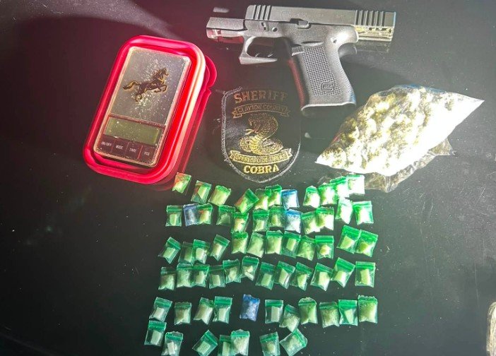 Convicted Felon Arrested After Clayton County Deputies Seize Crack Cocaine, Marijuana and Firearm During
