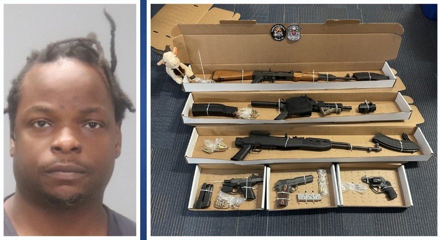 Six Firearms Seized, Columbus Man Faces Additional Charges in Drive-By Shooting Investigation
