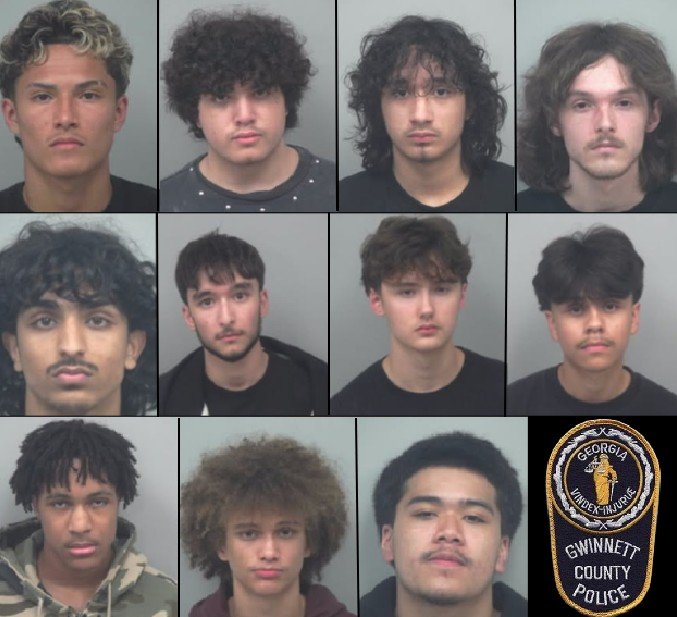 15 Arrested in String of Gwinnett County Urban Air Burglaries Tied to Social Media Trend