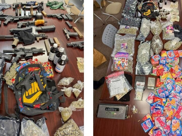 Three Arrested After Athens Drug Investigation Uncovers Machine Guns, Marijuana and Cash