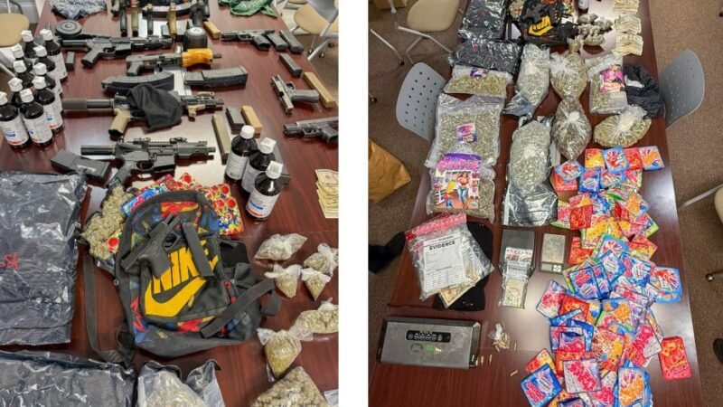 Three Arrested After Athens Drug Investigation Uncovers Machine Guns, Marijuana and Cash