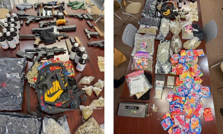 Three Arrested After Athens Drug Investigation Uncovers Machine Guns, Marijuana and Cash